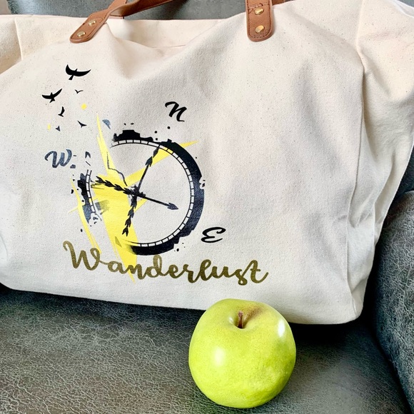 Weekender canvas tote bag - Picture 4 of 4